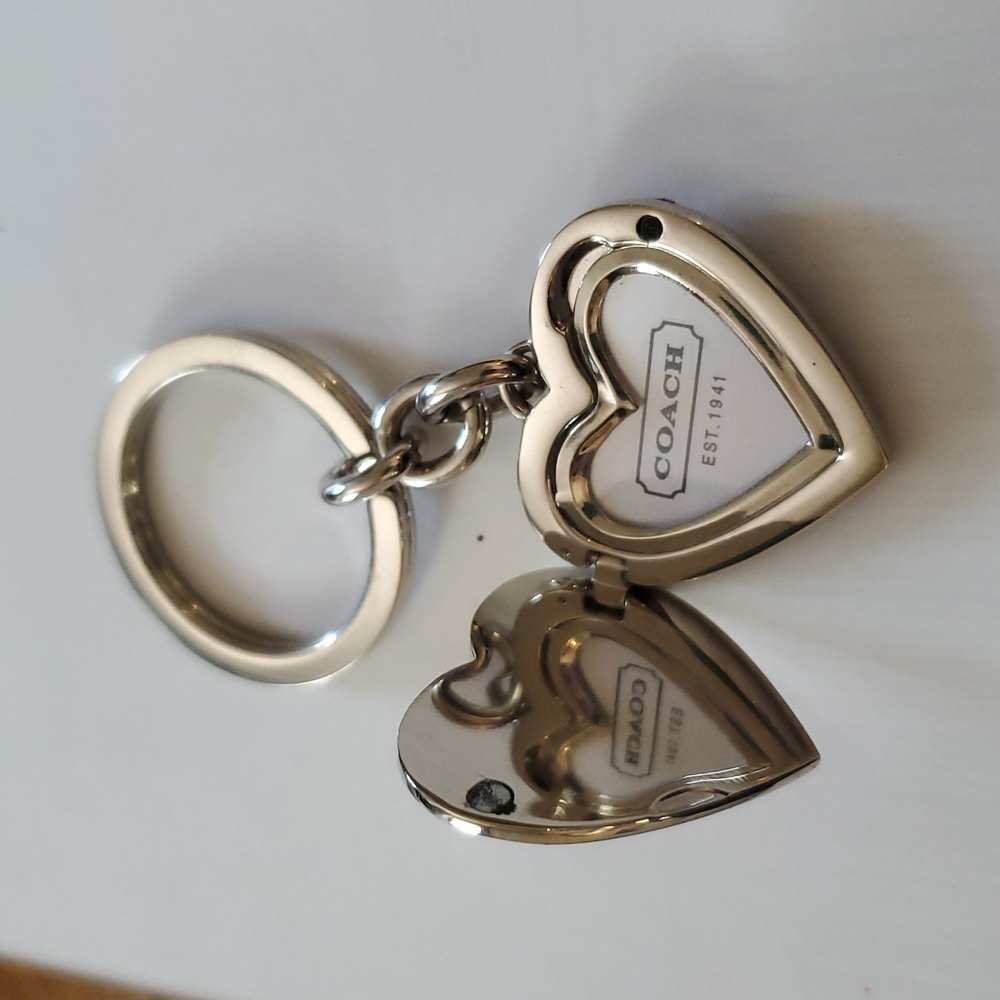 Coach Red Heart Keychain - Picture 2 of 4